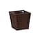 Household Essentials 10" Woven Square Waste Basket